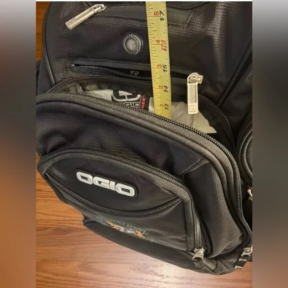 OGIO Tech Specs Metro  Laptop Backpack Custom Embroidered CMAA & CADILLAC PATCH